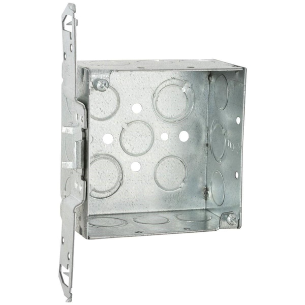 Southwire Electrical Box, 30.3 cu in, Square Box Type, Steel, Square Shape - 52171-FS-UPC