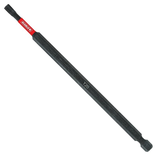 Diablo Torx #20 X 6 in. L Driver Bit Black Oxide 1 pc - DT206P1