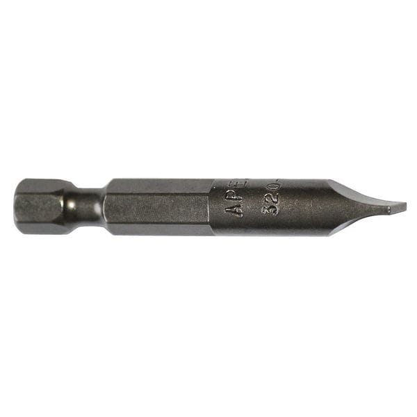 Apex Tool Group Power Bit, SAE, 1/4", Hex Power Drive, PK5 - 320-6X-5PK