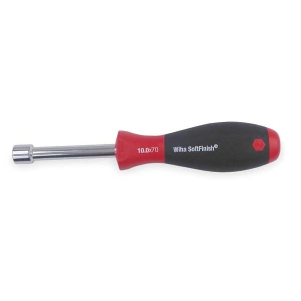 Wiha Nut Driver, 11/32 in, Hollow, Ergo, 2-3/4 in - 34340
