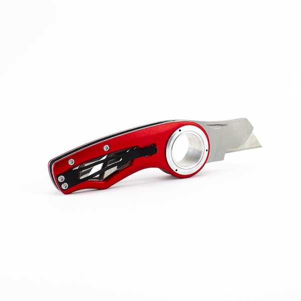 Excel Blades K60 Revo Utility Knife, Folding Knife with Clip, Work Knife, Red, 6pk - 16062