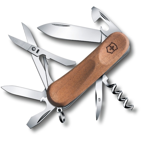 Swiss Army Brands 2024 Victorinox 2.3901.63Us2 Evolution Wood 14 Walnut 85Mm - VIC-2.3901.63-X2