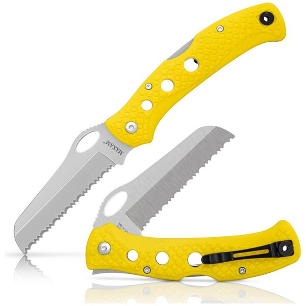 Tool Salt Water Knife - Bright Yellow - 5in. - TO3336387