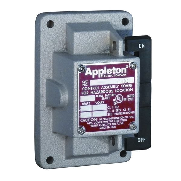 Tapa protectora/cámara para interruptor eléctrico Appleton, 1 polo, 1 terminal, 30A - EDKR31Q