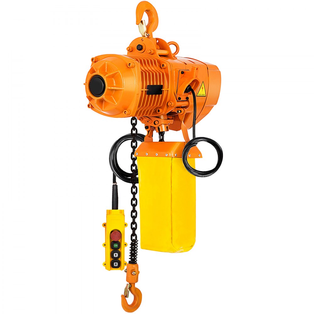 VEVOR 2200LBS Double Electric Chain Hoist, Yellow - DDHL1TDXSLHHBBHL1V1