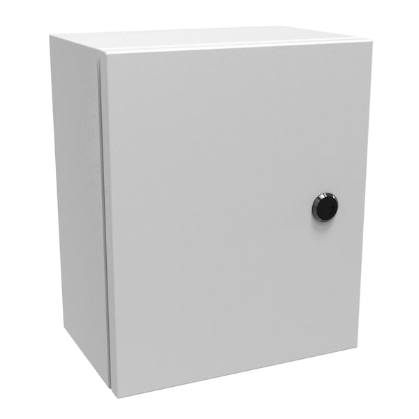 Hammond Steel Electrical Enclosures, 12 in H, 6 in D, 10 in W, NEMA 4, Hinged - EN4SD12106LG