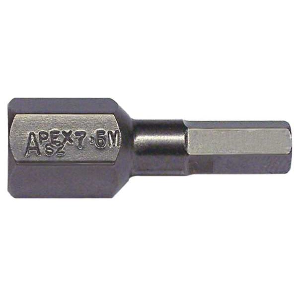 Apex Tool Group Torsion Bit, Metric, 7/16", Hex, 6mm, 7/8" - SZ-7-6MM