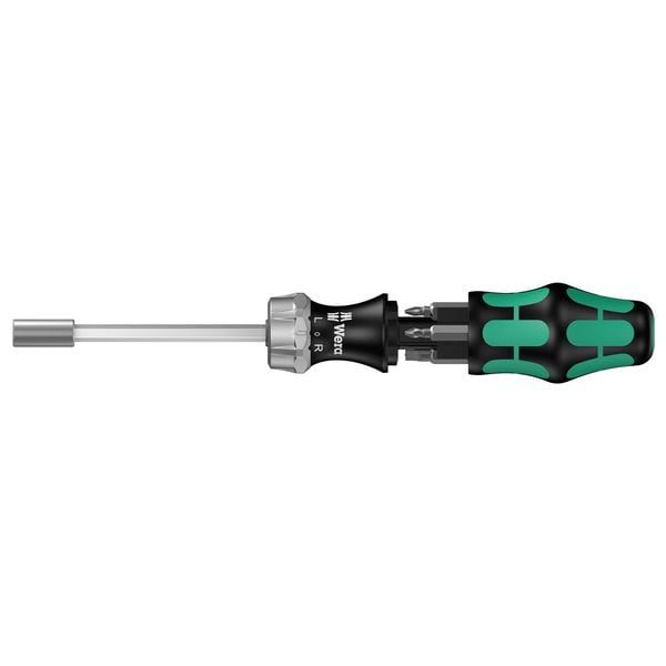 Wera Phillips, Slotted, Square Recess Bit 8 1/2 in, Drive Size: 1/4 in , Num. of pieces:7 - 05073661002