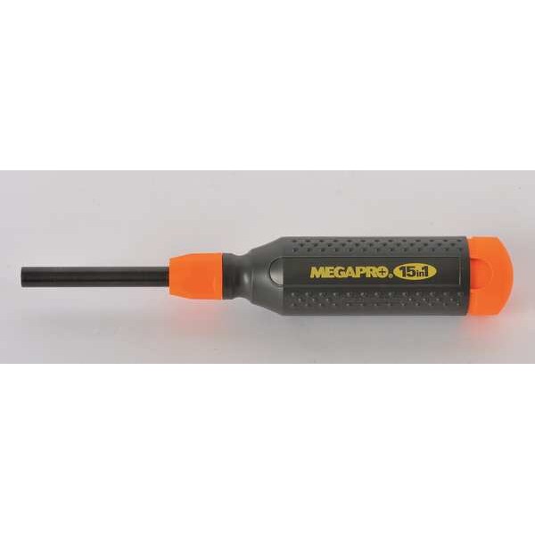 Megapro Phillips, Spanner, Slotted, TORX Pin Bit 8 1/2 in, Drive Size: 1/4 in , Num. of pieces:8 - 151ELEV-CH/OR-B