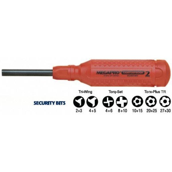 Megapro Torq Set, Torx(R) Plus, Tri Wing Bit 8 1/2 in, Drive Size: 1/4 in , Num. of pieces:8 - 151TP2-B
