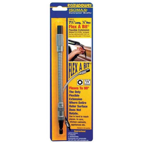 Eazypower 1 Piece Flexible Extension, 1/4" - 73610