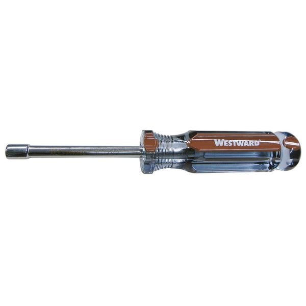 Westward Nut Driver, 5.5mm, Hollow, Fluted, 3 in. - 10J242