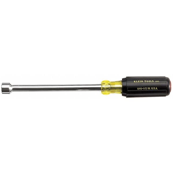 Klein Tools 9/16-Inch Nut Driver 6-Inch Hollow Shaft - 646-9/16