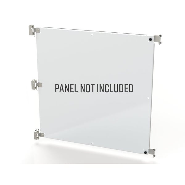 Saginaw Control & Engineering Panel Mounting, 5 in. H x 6 in. W x 2 in. L, Steel, 3 PK - SCE-NADFK-3
