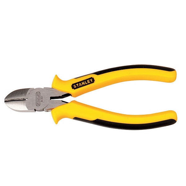 Stanley 6 in 84 Diagonal Cutting Plier Semiflush Cut Oval Nose Uninsulated - 84-027