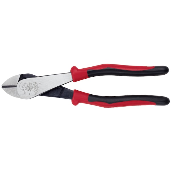Klein Tools 8 1/8 in High Leverage Diagonal Cutting Plier Standard Cut Oval Nose Uninsulated - J248-8