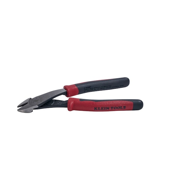 Klein Tools 8 1/8 in High Leverage Diagonal Cutting Plier Standard Cut Oval Nose Uninsulated - J248-8