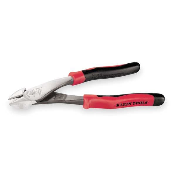 Klein Tools 8 1/8 in High Leverage Diagonal Cutting Plier Standard Cut Oval Nose Uninsulated - J248-8