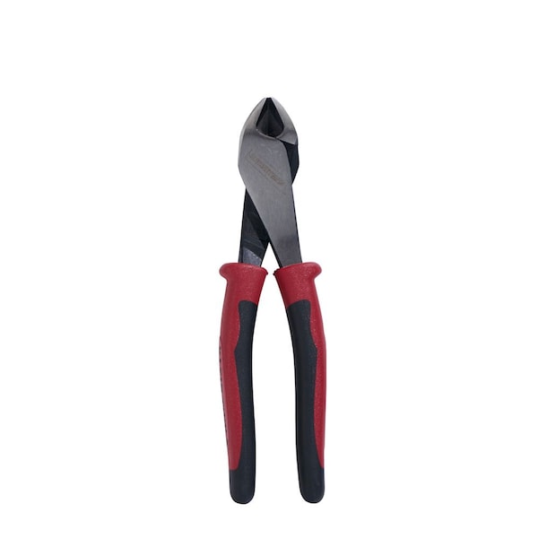 Klein Tools 8 1/8 in High Leverage Diagonal Cutting Plier Standard Cut Oval Nose Uninsulated - J248-8