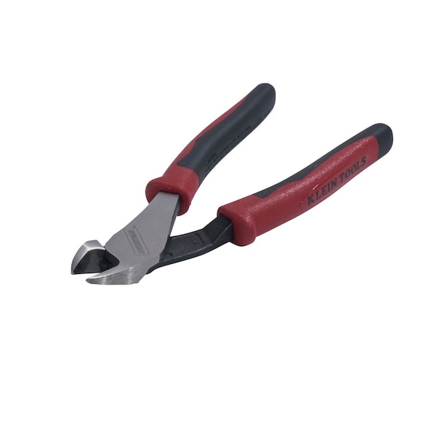 Klein Tools 8 1/8 in High Leverage Diagonal Cutting Plier Standard Cut Oval Nose Uninsulated - J248-8