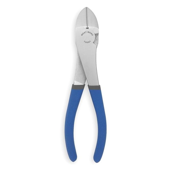 Westward 8 in Diagonal Cutting Plier Flush Cut Oval Nose Uninsulated - 1UKN1