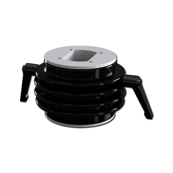 Saginaw Control & Engineering Inclining Adapter, 4.33 in. H x 9.29 in. W x 6.38 in. L, Aluminum - SCE-SA45IA