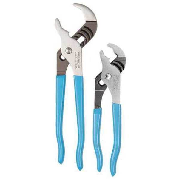 Channellock 2 Piece Plastic Grip Tongue and Groove Plier Set Dipped Handle - VJ-2
