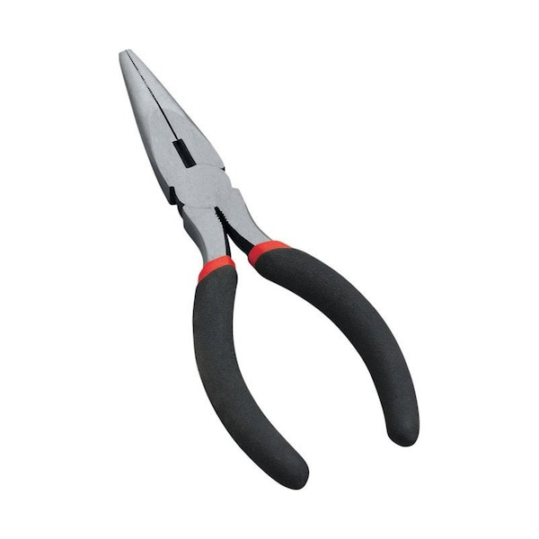 Home Plus 6 in. Steel Long Nose Pliers - XD14041