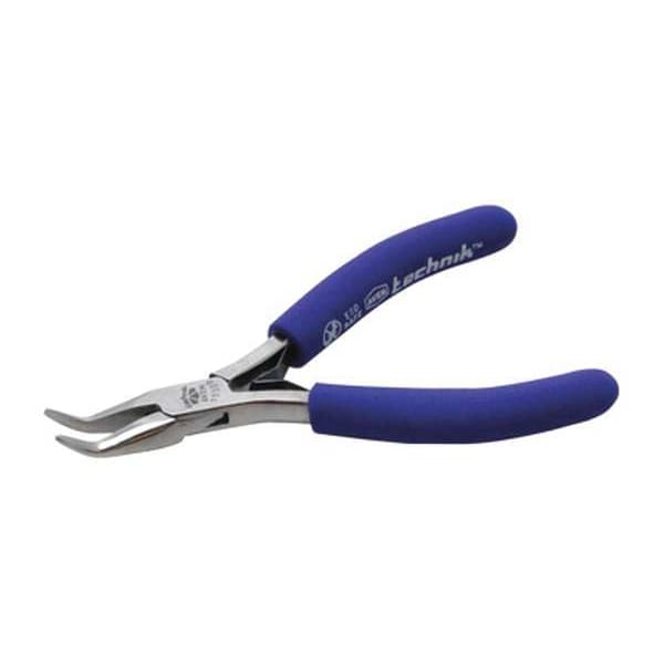 Aven 4 1/2 in Bent Needle Nose Plier ESD Safe Cushioned Grip Handle - 10309