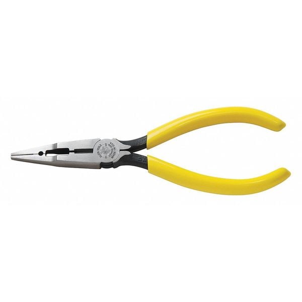 Klein Tools Pliers, Connector Crimping Needle Nose, 7-Inch - VDV026-049