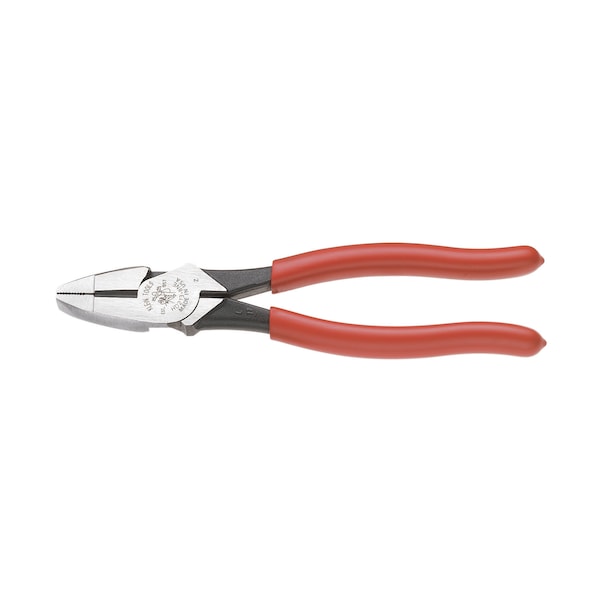 Klein Tools 9 1/2 in Linemans Plier High Leverage, Steel - HD213-9NE