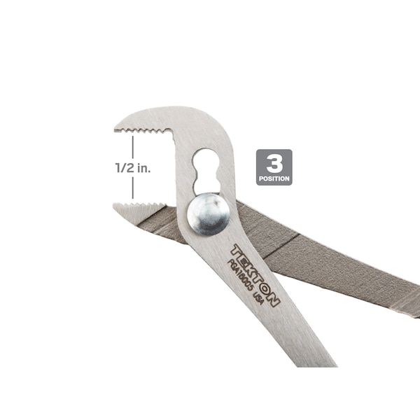 Tekton 5 Inch Angle Nose Slip Joint Pliers (1/2 in. Jaw) - PGA16005