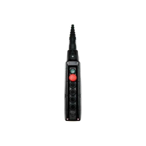 Controles Springer Co T.E.R., Pulsador MIKE F70EB12040000001, 6 botones, Negro, Botones de 1 velocidad - F70EB12040000001