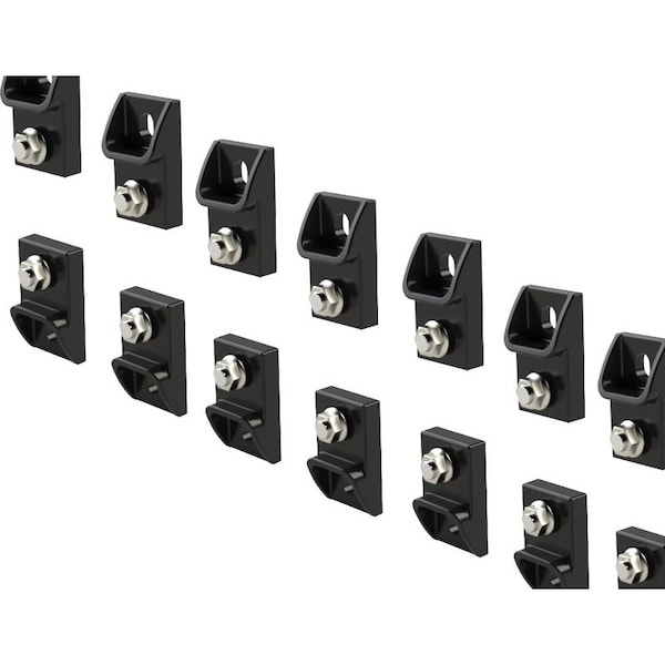 Saginaw Control & Engineering Mounting Kit, 12 in. H x 12 in. W x 6 in. L, Polyamide, Stainless Steel, 25 PK - SCE-ELMFK4-25