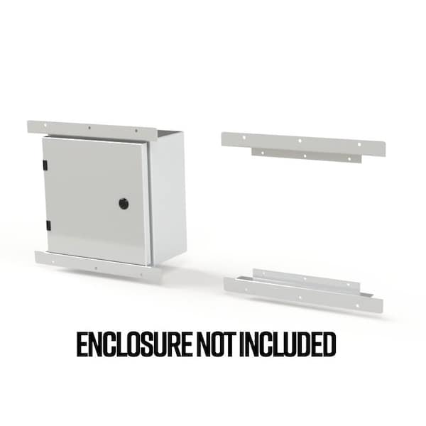 Saginaw Control & Engineering Frame, 1.08 in L x 2.10 in H x 15 in W, Steel - SCE-ELFM12W