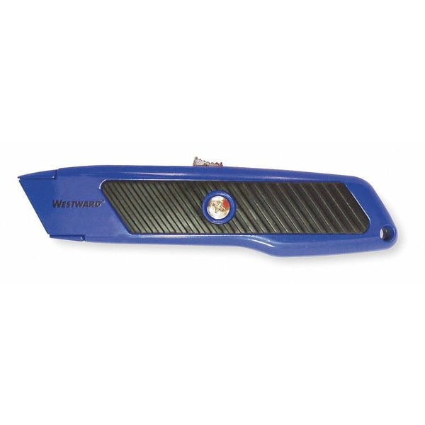 Westward Safety Knife, Self-Retracting, Safety Recessed, General Purpose, Zinc - 1YJD2