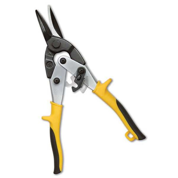 Ideal Aviation Snip, Straight, 9 3/4 in, Chrome Molybdenum Steel, Serrated Blades - 35-001