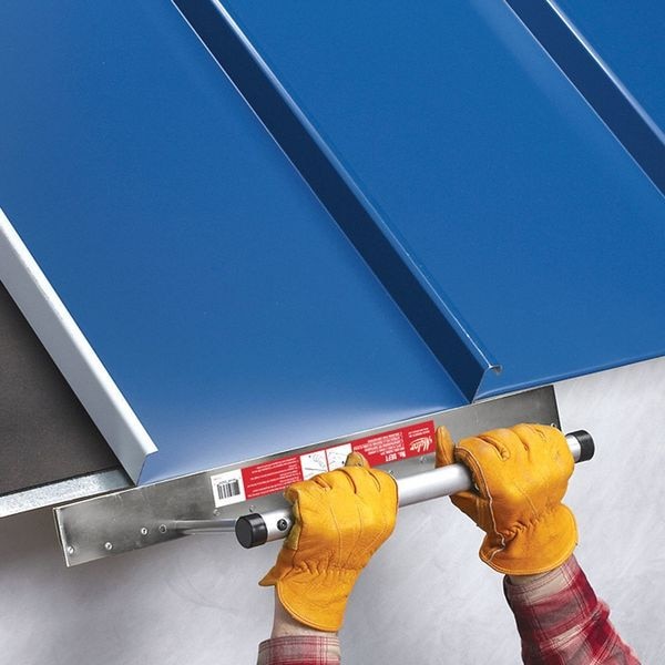 Malco Drip Edge Folding Tool, 24", Steel, Fiberglass Reinforced Nylon Handle - DEFT