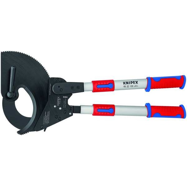 Knipex 680mm Ratchet Cable Cutter Copper Cable: 100mm dia. - 95 32 100