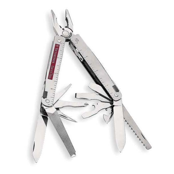 Victorinox Swiss Army Swiss Multi-Tool, 12 Tools - 3.0323.U-X2
