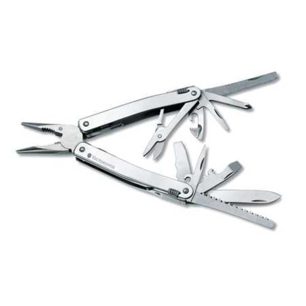 Victorinox Swiss Army Multi-Tool, 10 Tools, 27 Functions, 4 In, SS - 0.7052.T