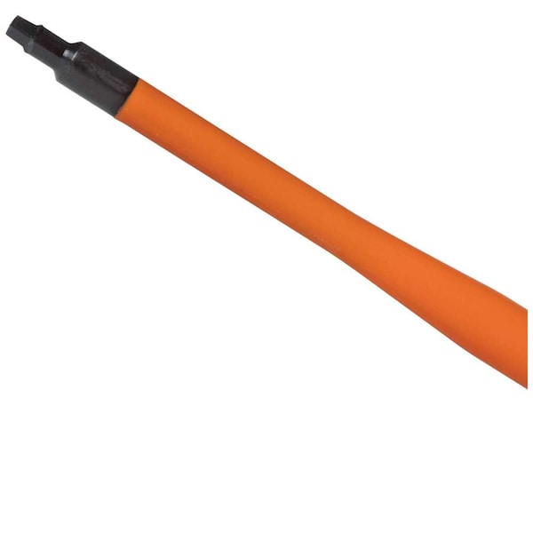 Klein Tools Slim-Tip 1000V Insulated Screwdriver, #1 Square, 6-Inch Round Shank - 6986INS