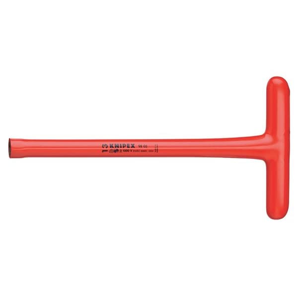 Knipex Nut Driver, 17.0mm, Hollow, Tee, Ins, 12 in. - 98 05 17