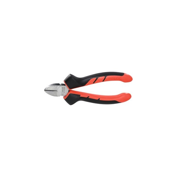 Holex Diagonal Side Cutters with Grips, Bright Finish, Overall Length: 160 mm - 725245 160