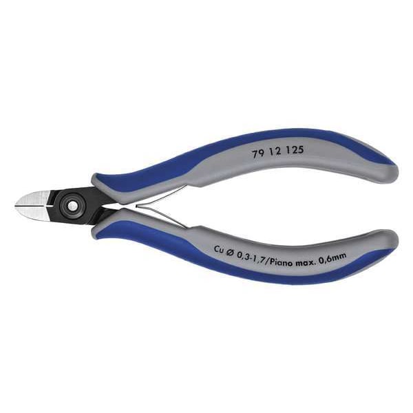 Knipex 5 in 79 Diagonal Cutting Plier Standard Cut Oval Nose Uninsulated - 79 12 125