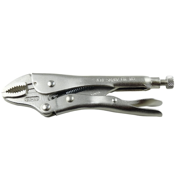 K-Tool International 7 in Curved-Jaw Locking Pliers - KTI-58707
