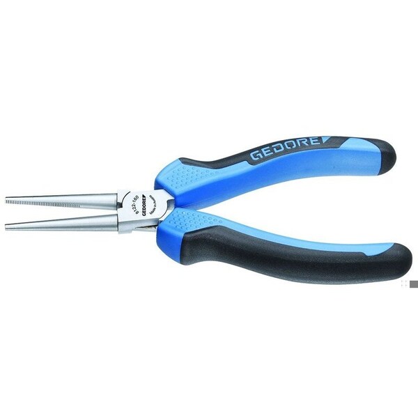Gedore Round Nose Pliers, 6-1/4", Overall Length: 160mm - 8122-160 JC