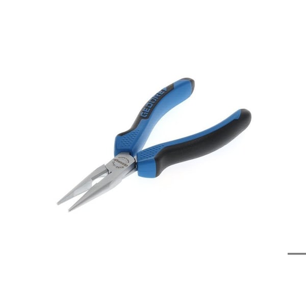 Gedore Needle Nose Pliers, 5-1/2", Overall Length: 140mm - 8132-140 JC