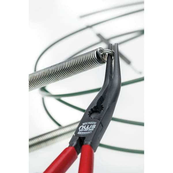 Nws Long Nose Pliers 6 3/4 in. Angled 45 deg. Tip - 141-62-170