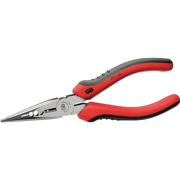T-Rex GB Plier, 634 in OAL, 112 in Cutting Capacity, Red Handle, Cushioned Handle, 14 in W Tip - GS-385